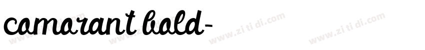 comorant bold字体转换 comorant bold字体转换